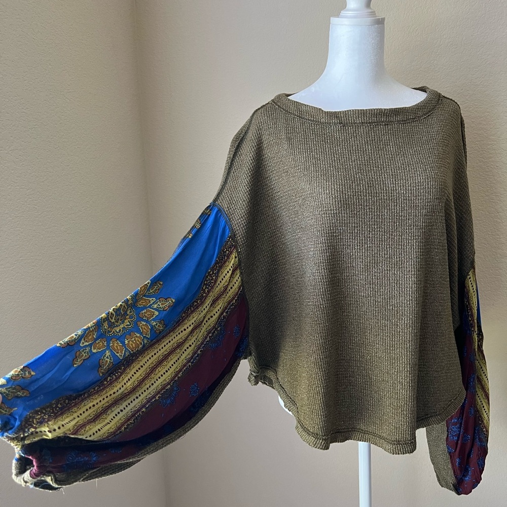 Free People Flowy Boho Top